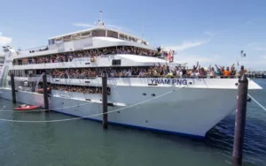 MV YWAM PNG Sets Sail from Townsville to Port Moresby, Continuing its Lifesaving Mission