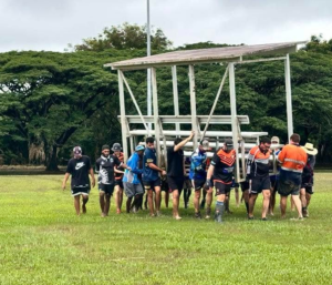 Crushers flooding clean-up/ Photos courtesy of Herbert River Crushers RLFC Facebook Page